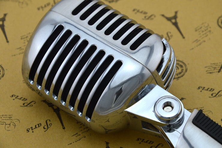 Wired Vintage Classic Microphone Top Dynamic Moving Coil Mike Deluxe Metal Vocal Old Style Ktv Mic Z6 mike