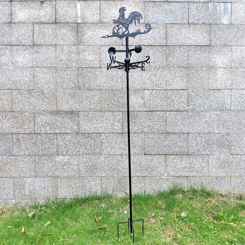 Haan Windwijzer Windwijzer Wind Richting Indicator Retro Dak Tuin Outdoor Decoratie Building Decor Craft