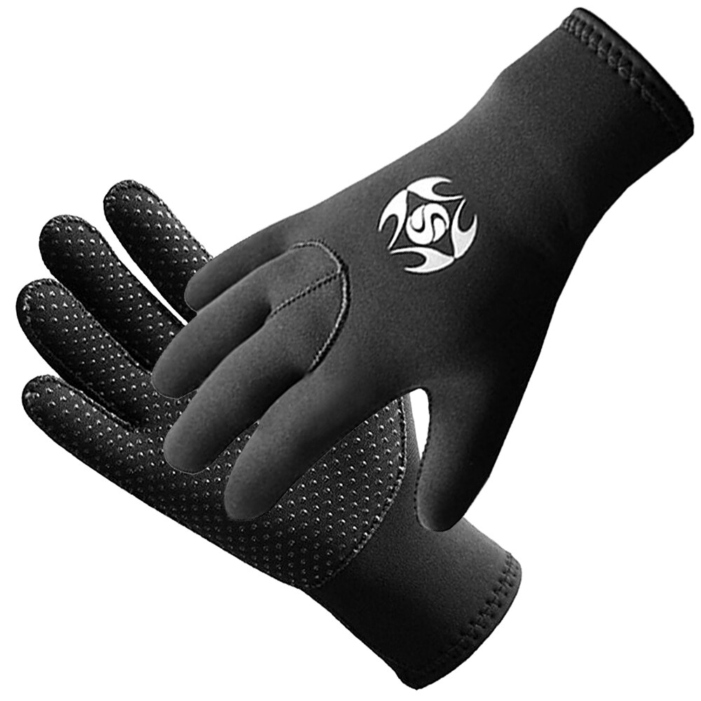 3mm Neoprene Five Finger Wetsuit Gloves Anti-slip Water Gloves for Diving Snorkeling Surfing Kayaking