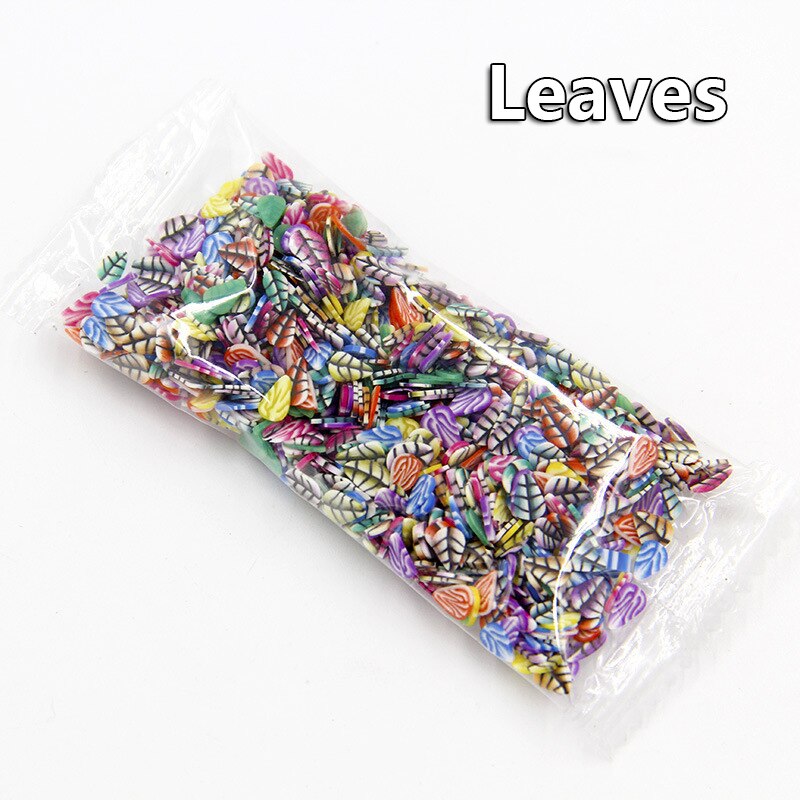 1000pcs/bag DIY Slime Soft Pottery Fruit Slices Filler For Nails Art Slime Fruit Slime Accessories Supplies Decoration Toy: 1000Pcs toy 10