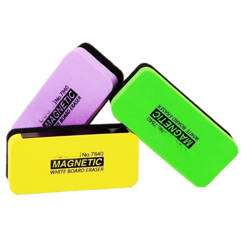 1 Pcs Deli Magnetische White Board Gummen Whiteboard Marker Cleaner School Office Whiteboard 110mm X 50mm X 22mm