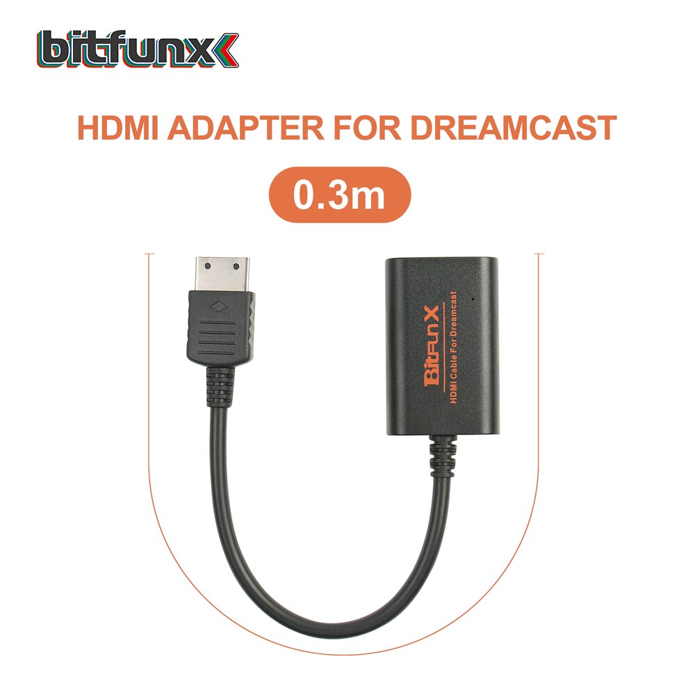 HDMI Adapter for Sega Dreamcast Consoles Dreamcast HDMI/HD-Link Cable