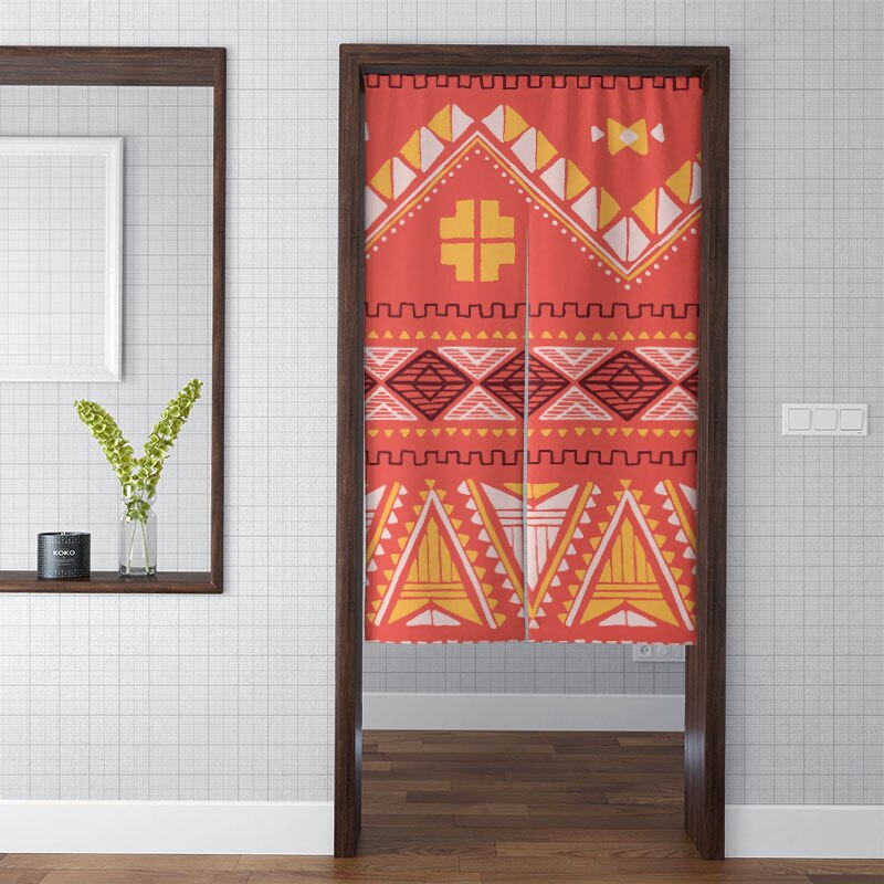Exotische bohemian gordijn roman keuken dikke verduisterende wandtapijt moderne kleurrijke artistieke schaduw badkamer toilet deuropening stof