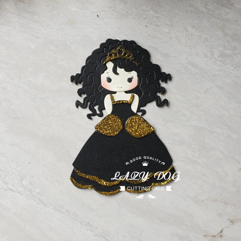 Princess Baby Girl Metal Cutting Dies Scrapbooking Stencil DIY Craft Embossing Die Cuts Card Making Dies For