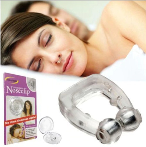 Anti snorke næse klip stop snorken søvn hjælp snorke fri natmagnet