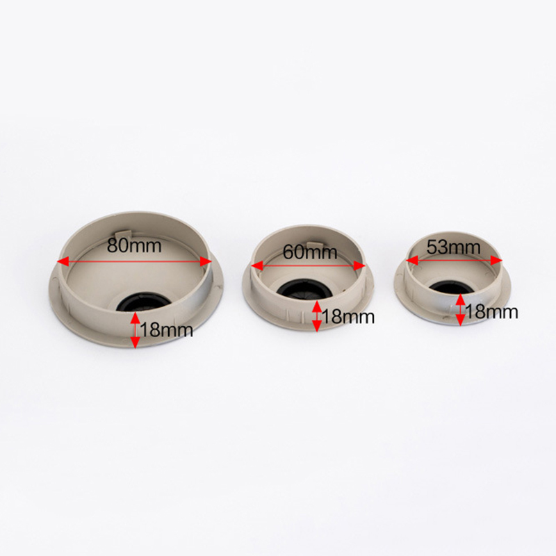 Plast bord gjennomføring kabel kabel hull deksel for hjemmekontor 50/60/80mm datamaskin gjennomføring bord kabel uttak port line box-lb