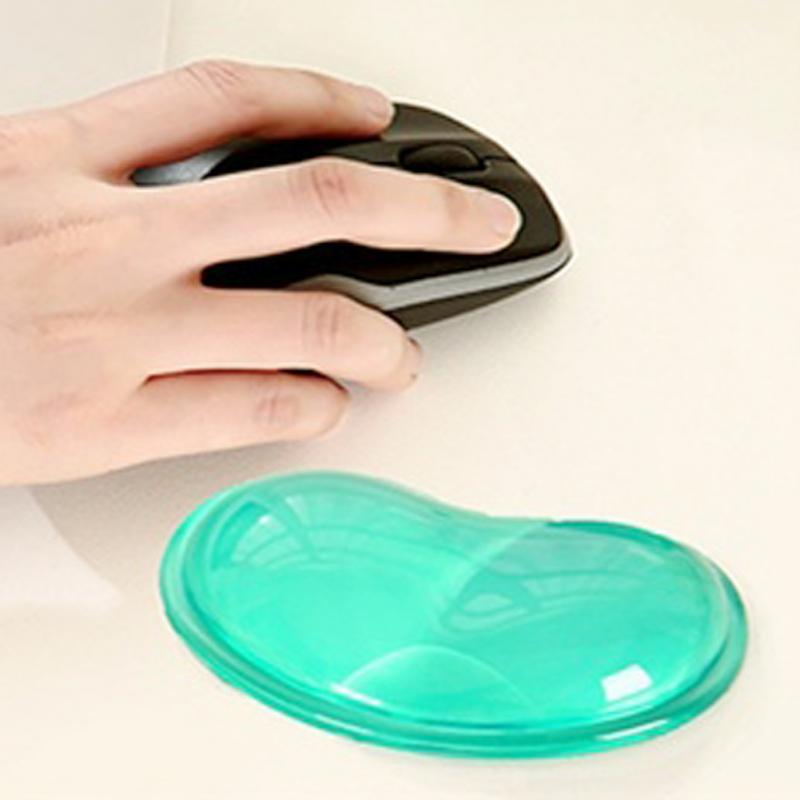 3D Wrist Rest Mouse Pad For Office Work Heart-shaped Comfort Silica Gel Hand Pillow Memory Cotton