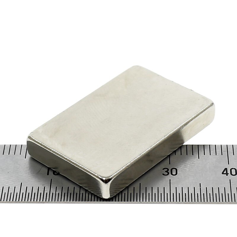 5-20Pcs N52 40X15X4 Mm Super Sterke Vel Zeldzame Aarde Magneet Blok Rechthoekige 40*15*4 Neodymium Magneten 40Mm X 15Mm X 4 Mm