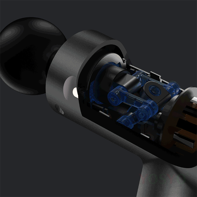 Minipistola de masaje muscular LCD para mujer, masajeador Fascial de 32 velocidades, alivio del dolor corporal, 2022