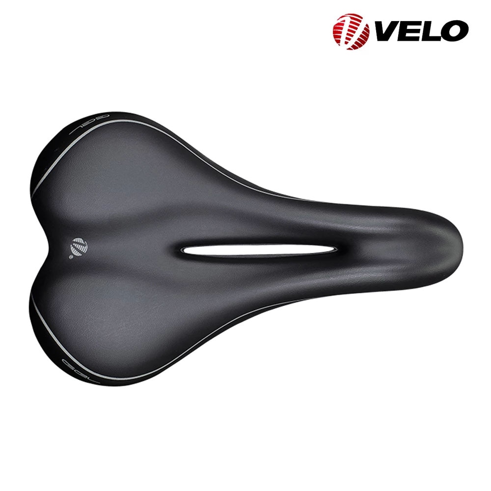 VELO Bicycle Saddle for Women Comfort Soft Wide Bike Saddle Cushion Seat Pro MTB Pu Leather Women Padded Saddle Bike 4290 4126