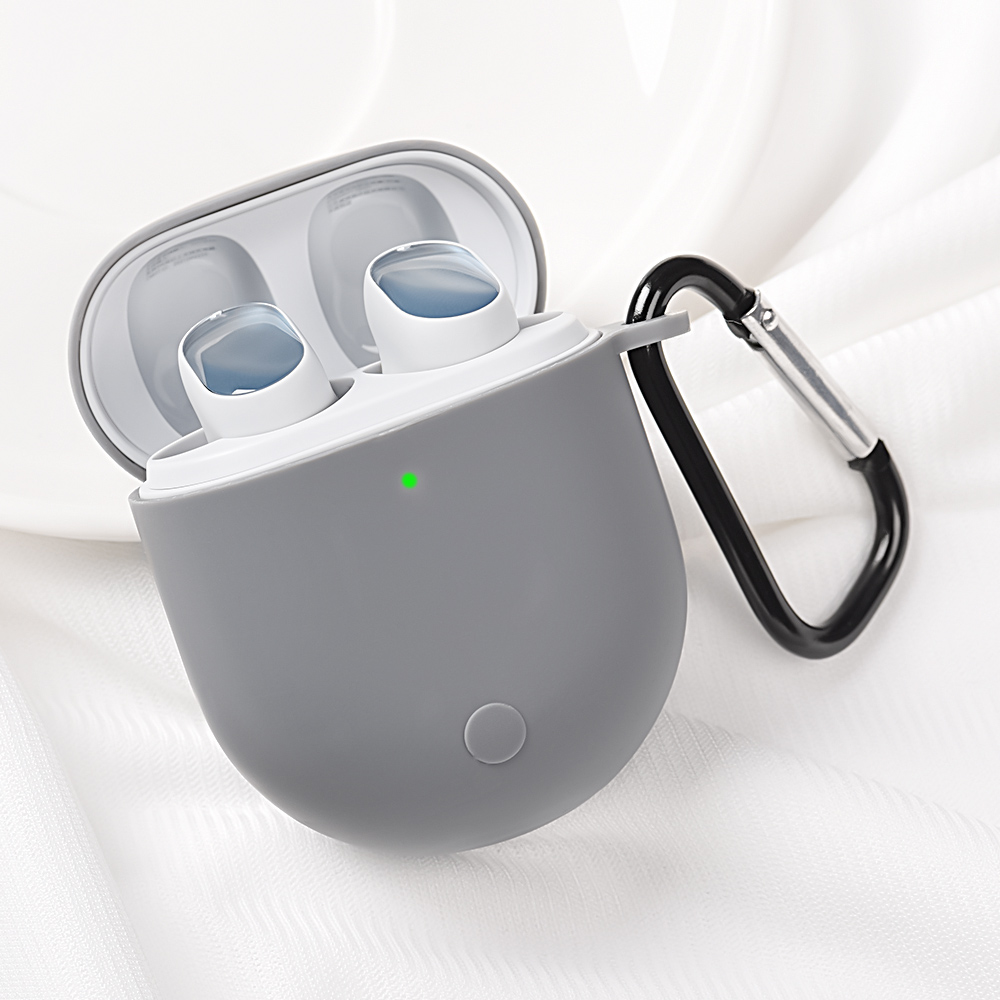 Funda para Xiaomi Redmi Buds 3 Pro 3Pro Funda de silicona suave para Redmi Buds3 Pro Funda con gancho Auriculares inalámbricos Funda Coque: Magenta oscuro