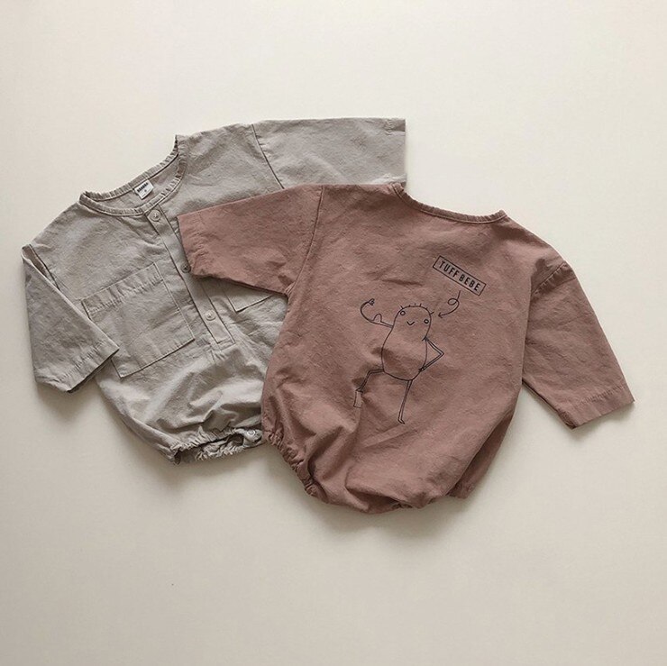 Baby Jumpsuit Lente En Herfst Katoen Romper Koreaanse Wilde Baby Kleding Jongens En Meisje Lange Mouwen Klimmen Kleding
