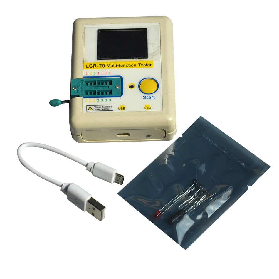 High Sensitivity Graphical Multifunction Tester Capacitor Inductance Resistor SCR Digital Transistor Tester Meter