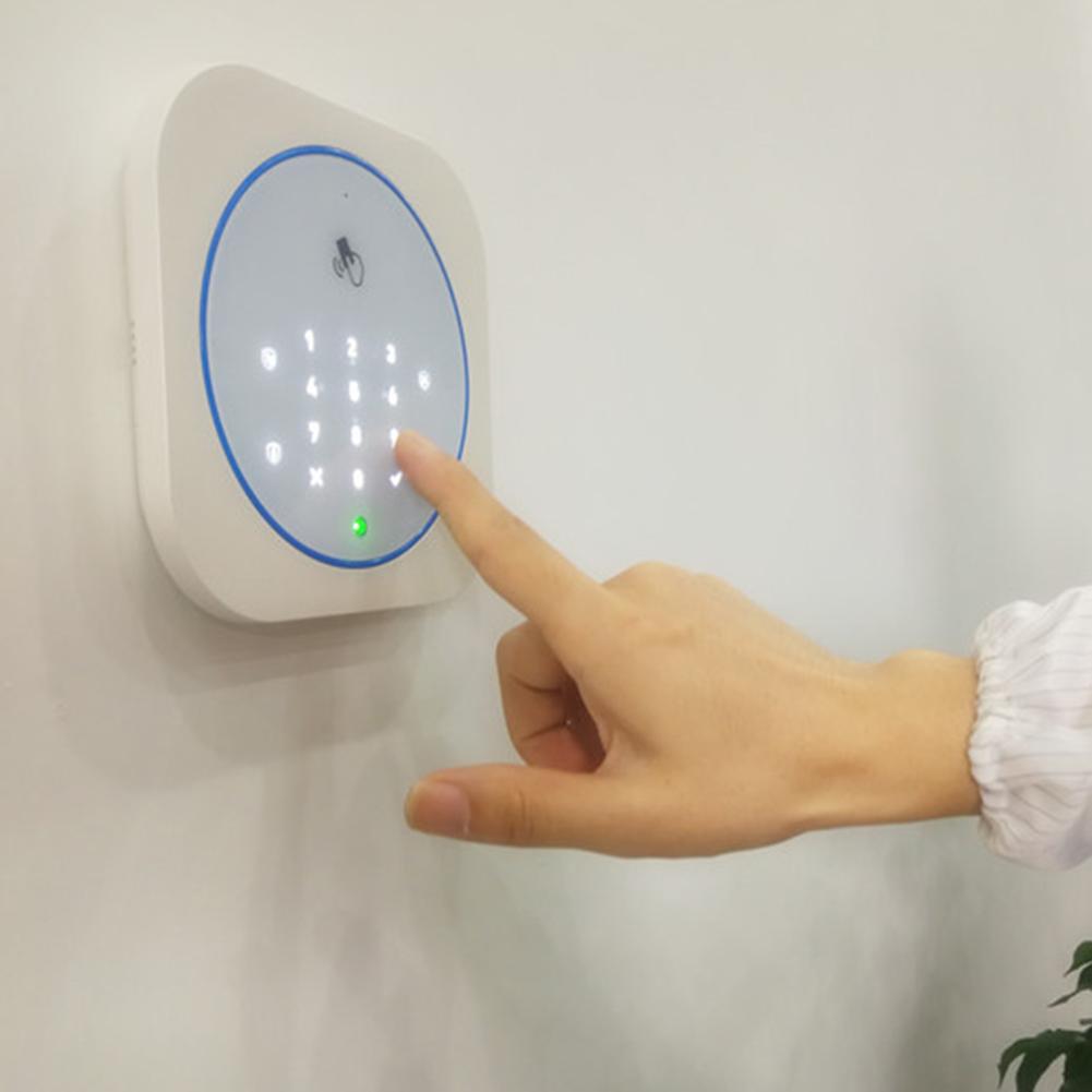 Wireless Infrared Security Motion Detector Auto Dial APP Control Burglar Alarm Support 5 Sets of Alarm Telephone Settings