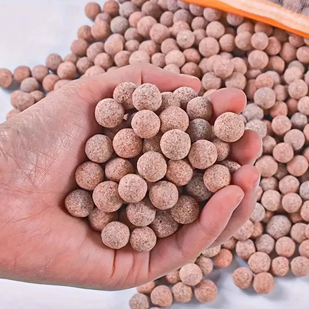 200/500g acuario bola de cuarzo filtro de tanque de peces medios partículas huecas bola biológica Bio filtro para accesorios de acuario