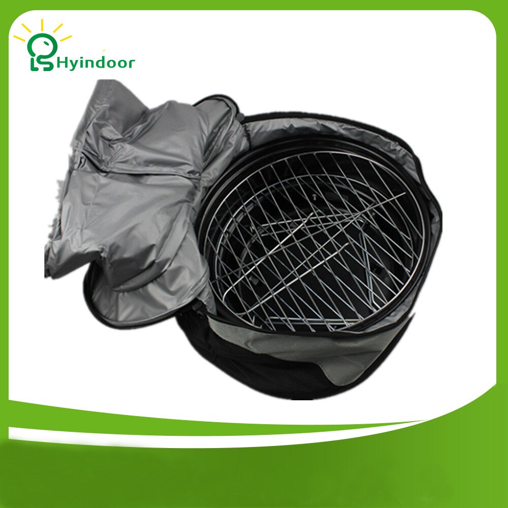 Round Portable Barbecue Roasting Tools Outdoor Camping Picnic Charcoal BBQ Grills