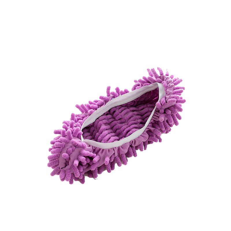 Paño multifunción para la cabeza de mopa reutilizable, cubierta de trapeador de polvo, repuesto para el hogar, cabeza de mopa, herramienta de limpieza para suelo, sin huellas, lavable: Purple