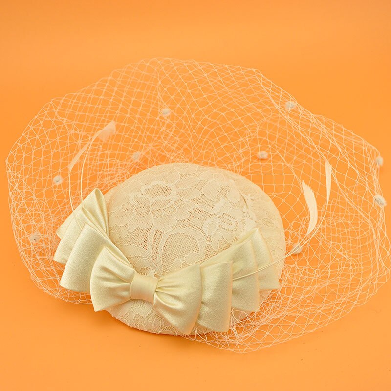 Wedding Bridal Hats Navy Blue bridcage Veil Fascinators headpiece party hair accessories party Hat wedding accessories