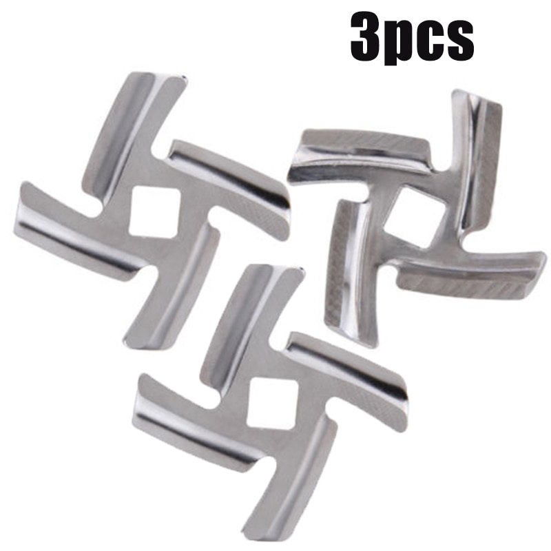 1Pc Hole 8mm Stainless Steel Meat Grinder Blade Spare Part For MGB Series