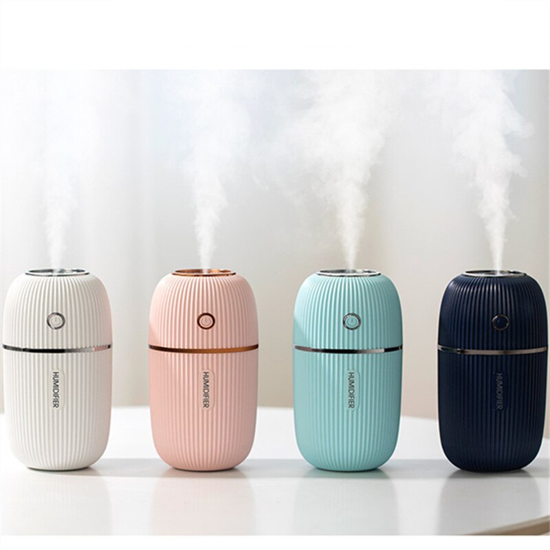 300Ml Automobiles Mini Luchtbevochtiger Draagbare Auto Usb Luchtverfrisser Cool Mist Luchtbevochtiger 4 Kleur Voor Auto Elektrische Accessoires