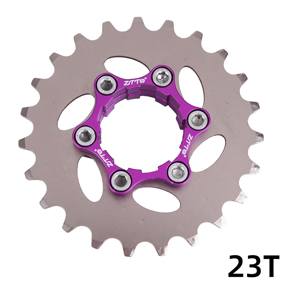 Bicycle Single Speed Freewheel Steel 16/17/18/19/20/21/22/23T 10/11 Speed HG Hub Bike Conversion Kit BMX MTB Sprocket Parts: 08