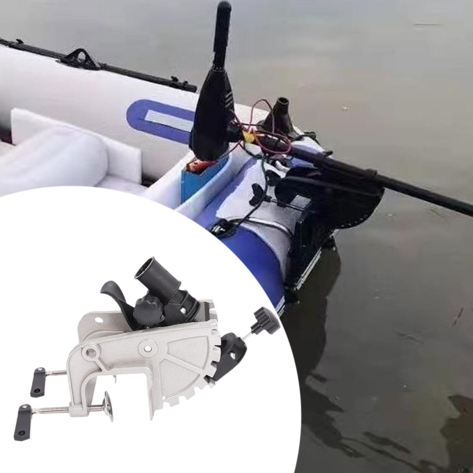 Staffa motore per barca ad alta resistenza Adattatore morsetto universale Accessori marini per fuoribordo elettrico pontone kayak