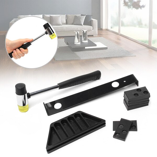 Wood Flooring DIY Home Laminate Installation Kit Set Top Wooden Floor Fitting Tool with Mallet Spacers For Hand Tool Set