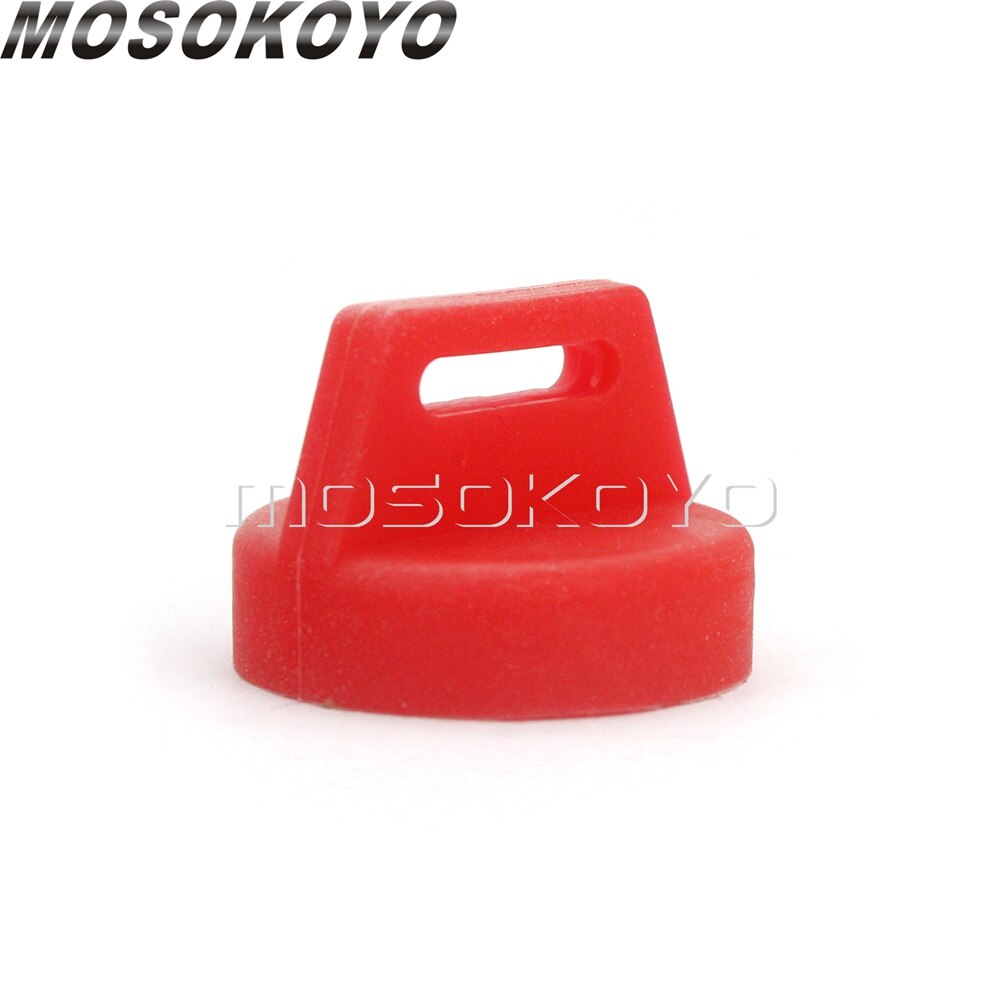 ATV Rubber Ignition Switch Key Cover Key Fob Holder For Polaris Quad Ranger General Sportsman Scrambler 570/900/1000 Trail Boss: 1x red