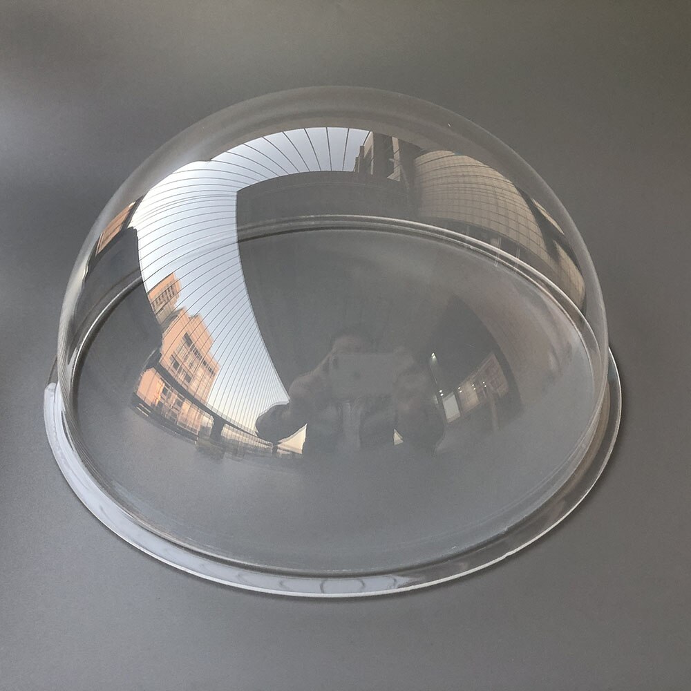 Cámara PTZ transparente de 9 pulgadas para interior y exterior, carcasa de domo transparente de acrílico, funda antipolvo de cámara domo de alta velocidad, 233x110mm