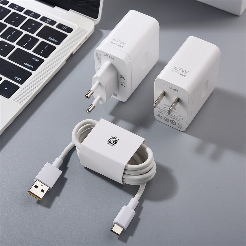 Originele Realme 67W oplader EU/US SuperVOOC snellaadadapter Type C kabel voor Realme 12 11 10 Pro+ GT 2 3 5 6 7 Pro Neo 2 3