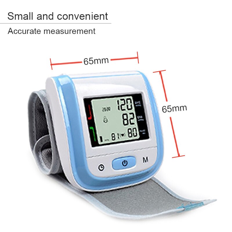 Professionelle Automatische Manschette Tensiometer Tonometer Blutdruck Monitor Haushalts Bp Maschine Für Messung