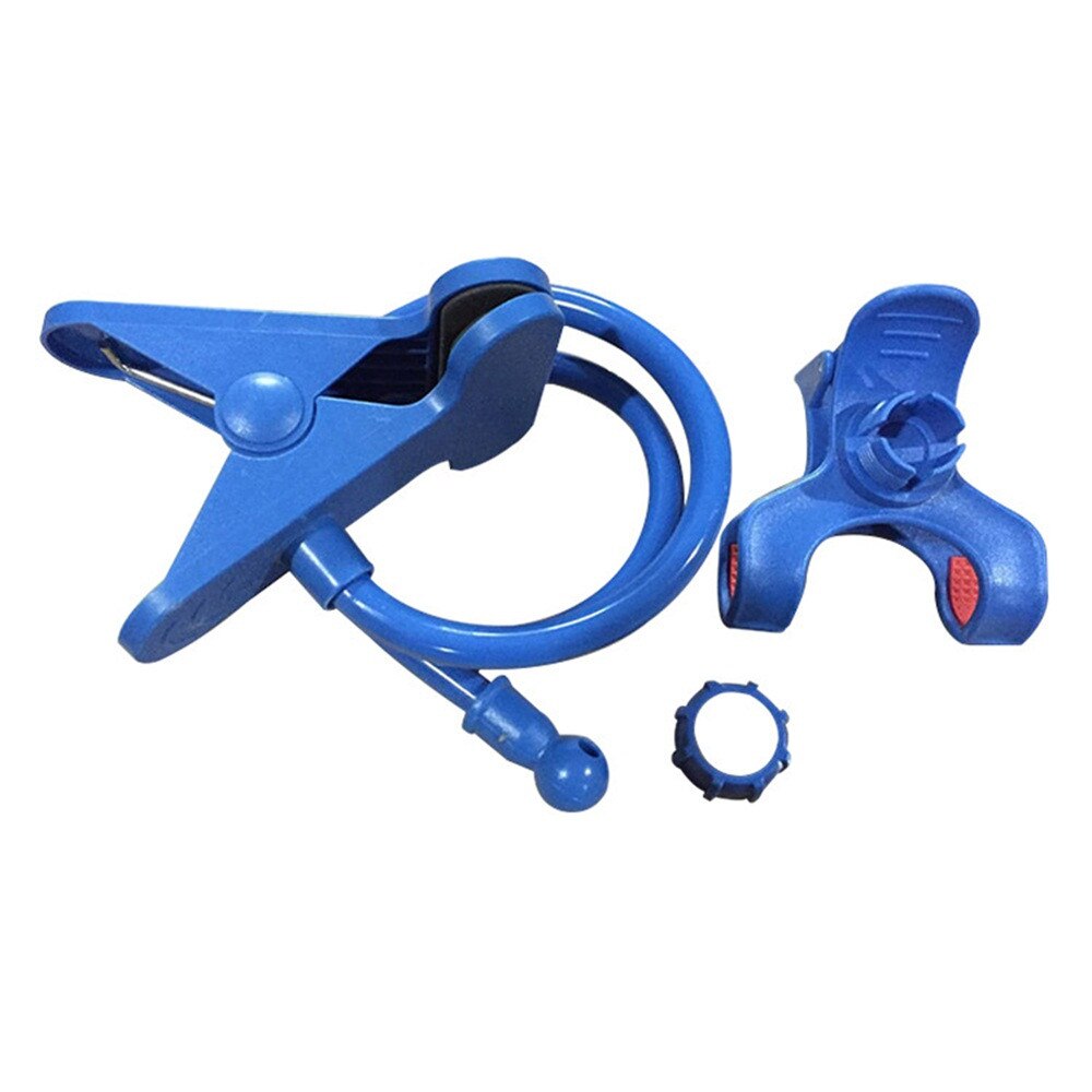 Suporte de telefone universal flexível com clip 360 graus, móvel, para preguiça na cama, fixa na mesa, base