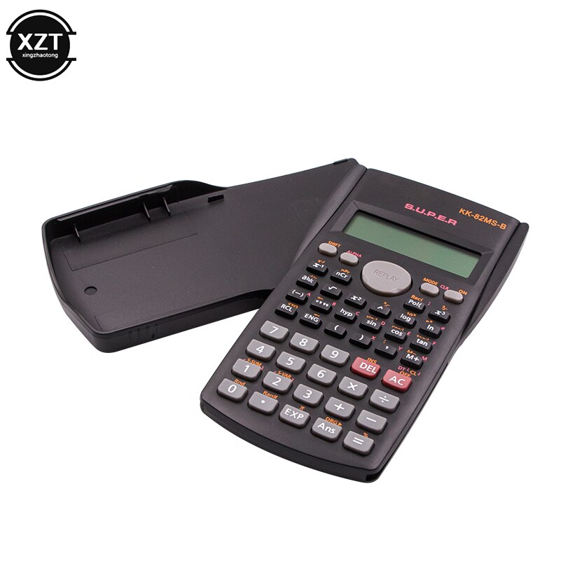 1pcs Handheld Multi-function 2 Line Display Scientific Calculator 82MS-B Portable Multifunctional Calculator for Mathematics