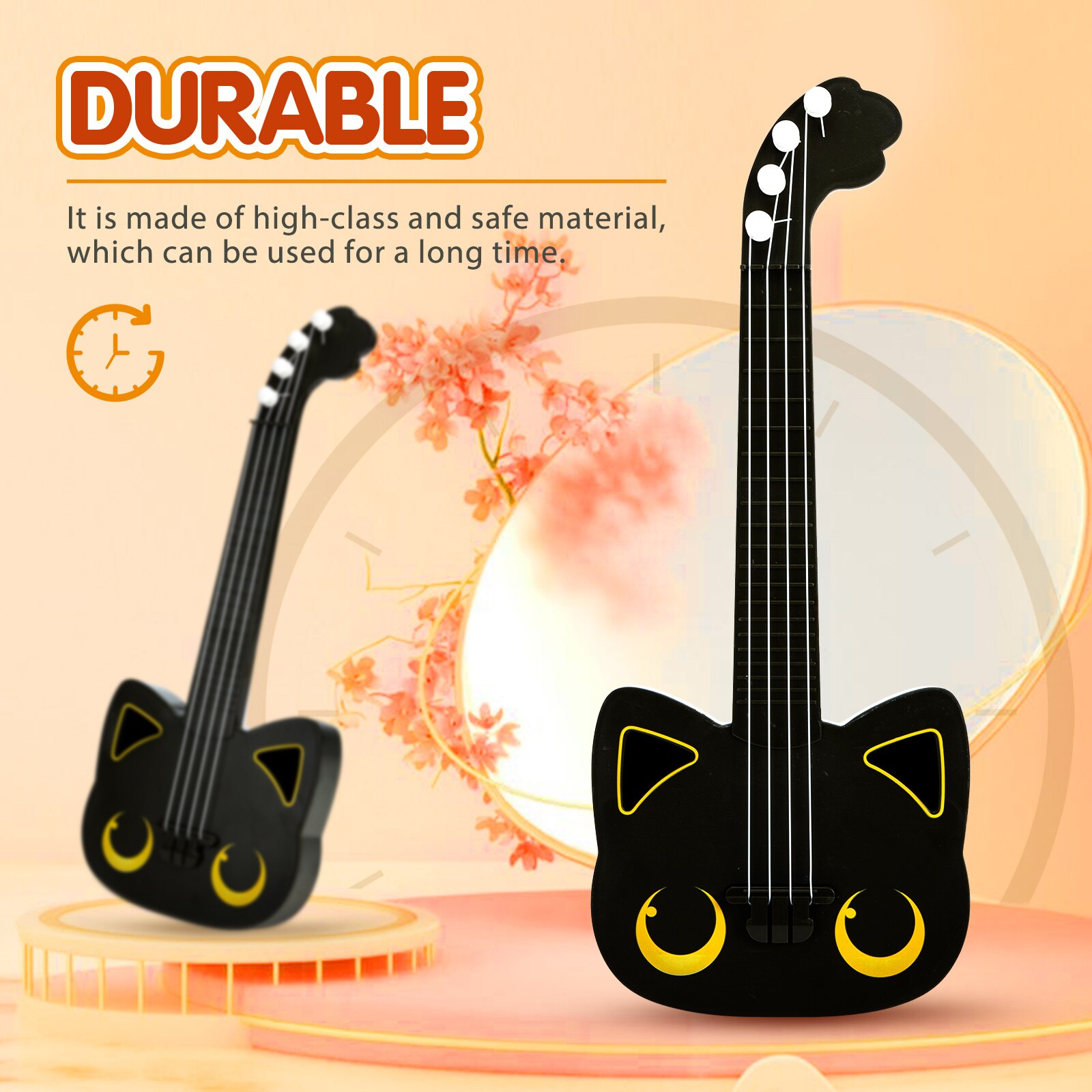 Plastic Kids Ukulele Beginner Musical Instrument Guitar for Children