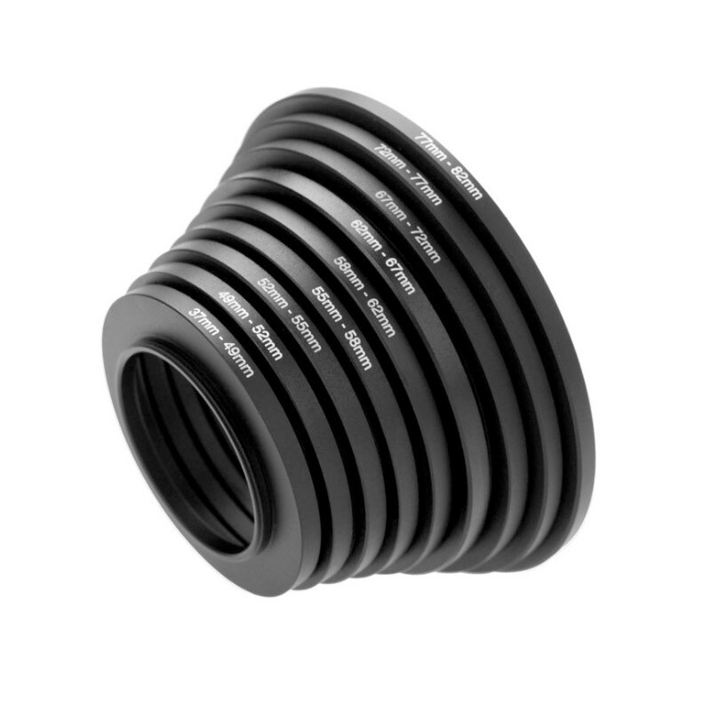 52-67mm 52-82mm 55-58mm 55-62mm 55-82mm 58-72mm 58-77mm 58-82mm Objektiv Schritt hoch Nieder Ring Filter alle Kamera Adapter einstellen