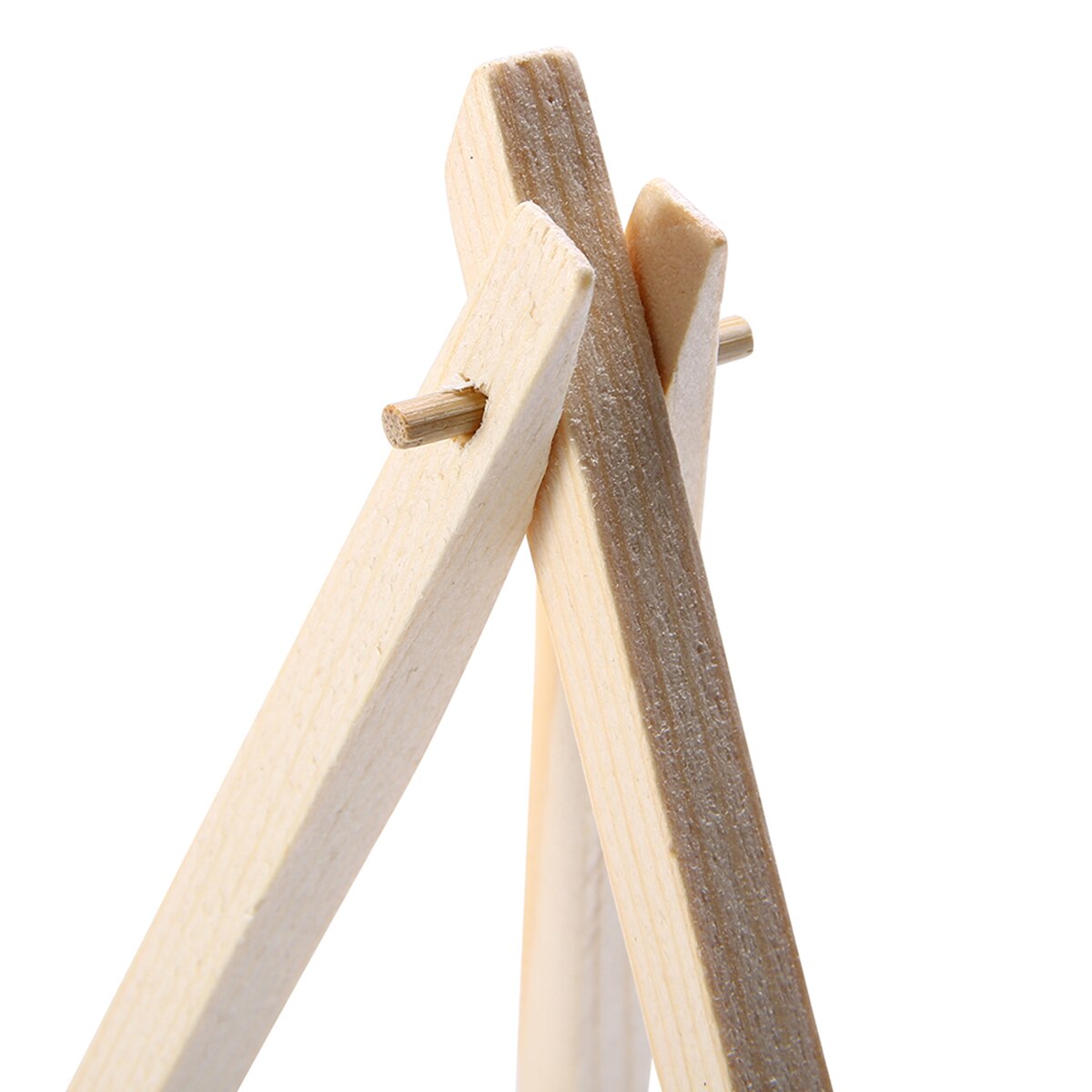 10Pcs Wood Mini Easel Frame Triangle Wedding Table Card Stand Display Holder Holder Children Painting Craft Artist Supplies