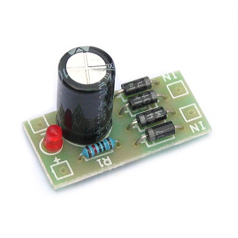 Ac-dc konverter 6/12/24v to 12v fuldbro ensretter filter strømforsyningsmodul  x6ha