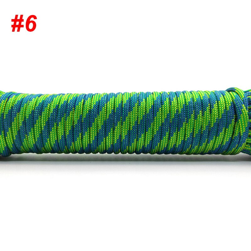 Dia.4mm 9 Stand Cores Paracord For Survival Parachute Cord Lanyard Camping Climbing Camping Rope Hiking Clothesline