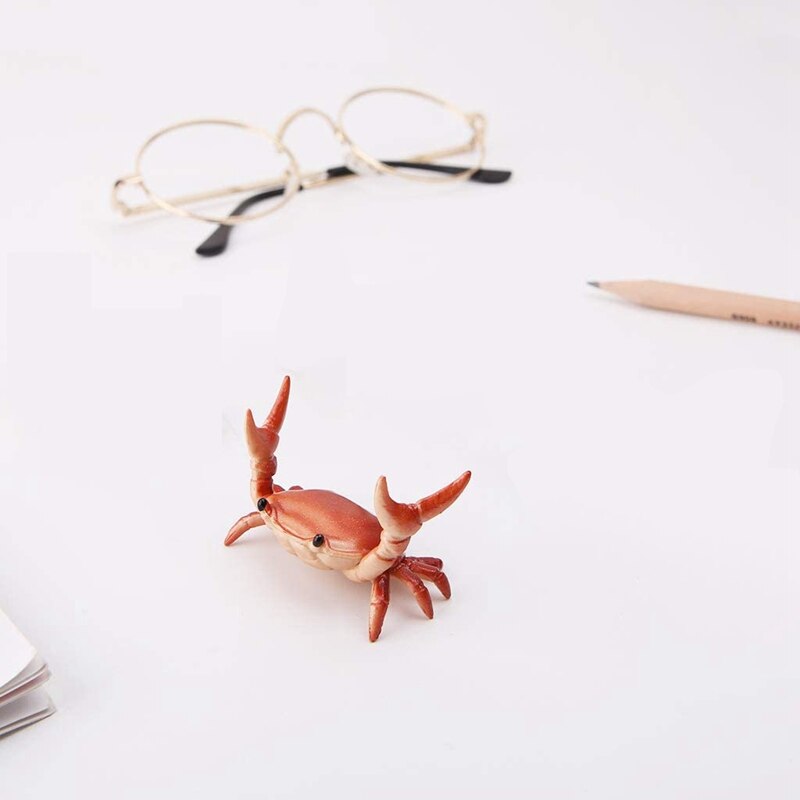 Pennenhouder Desk Organizer Japanse Creatieve Leuke Krab Gewichtheffen Krabben Penhouder Plastic Beugel Rack Briefpapier