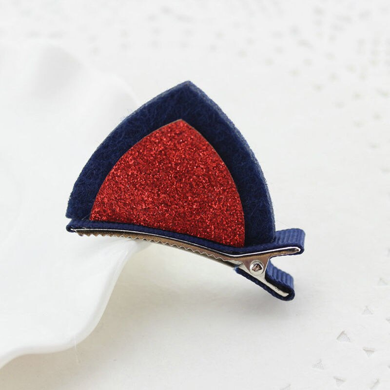 Lovely Fashion Nwborn Criança Infantil Crianças Grils Bebê Orelha de Gato Presilhas Grampo de Cabelo Barrette Hairpin