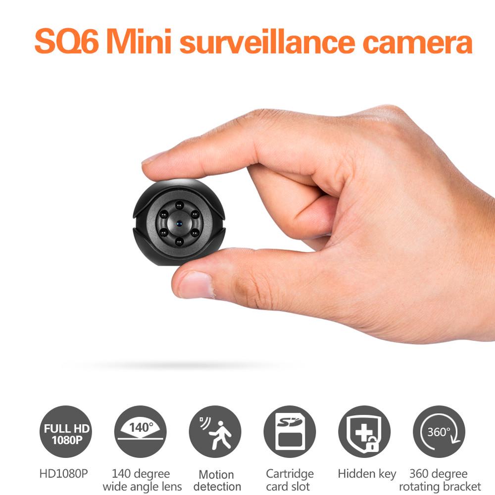 Hd 1080p nattsyn cam camcorder bevægelsesdetektering mini cameradv