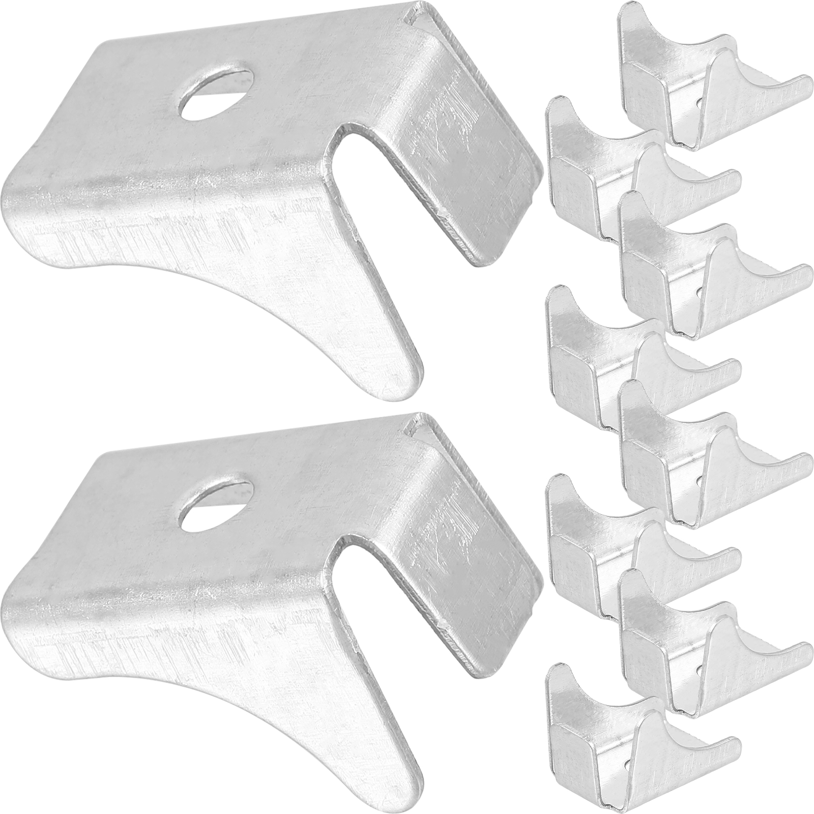 10 stks Kast Clips Stalen Plank Ondersteunt voor Keuken Kantoor Indienen Hardware Metalen Pinnen Keukenkast Plank Ondersteuning