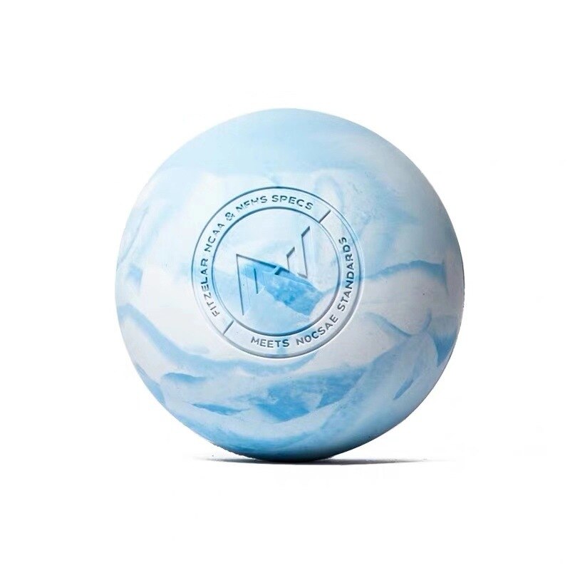 Bola de masaje Plantar bolas tipo cacahuete equipo de Fitness Bola de masaje de hogar relajante músculo mano Meridiana por película bola cuello y S: Limited Edition  Camouflage Blue and White Single Ball  PRE SALE