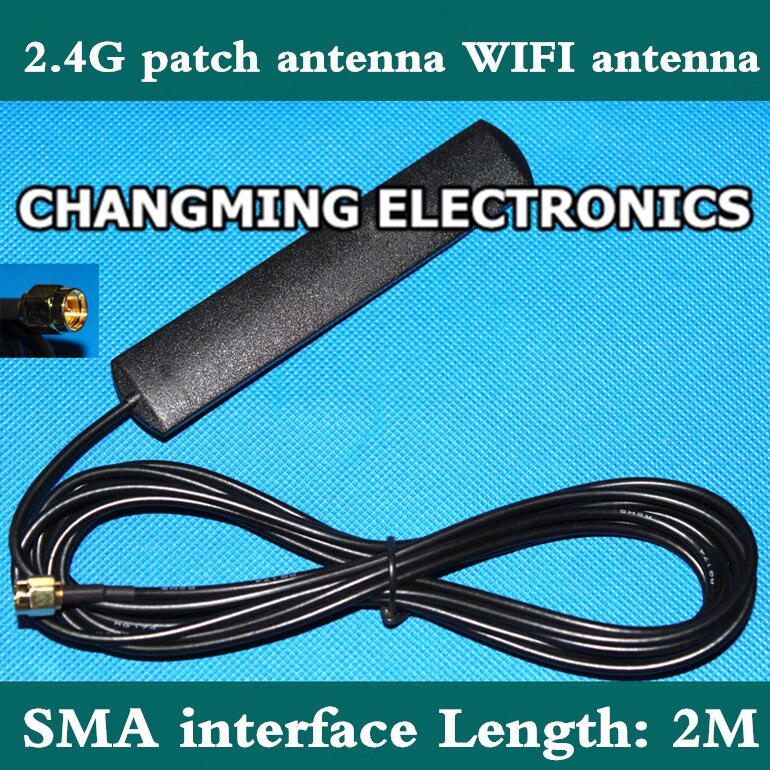 2.4G Wifi Patch Antenne Auto Antenne Wifi Antenne Bluetooth Antenne Sma Interface Auto Networking (Werken 100% ) 5 Pcs