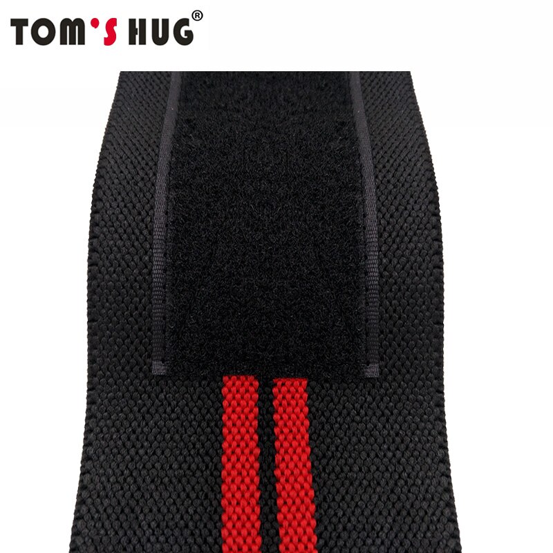 Muñequera ajustable con soporte de Tom&#39;s Hug, pulsera de Protección deportiva, color rojo, 1 unidad