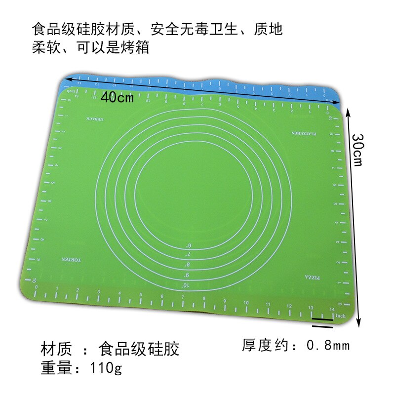 Thickened 30x40 Rubbing Face Pad Calibration Silica Gel Sheet Anti-skid Non-stick Pad Baking Tool High Temperature Oven Pad