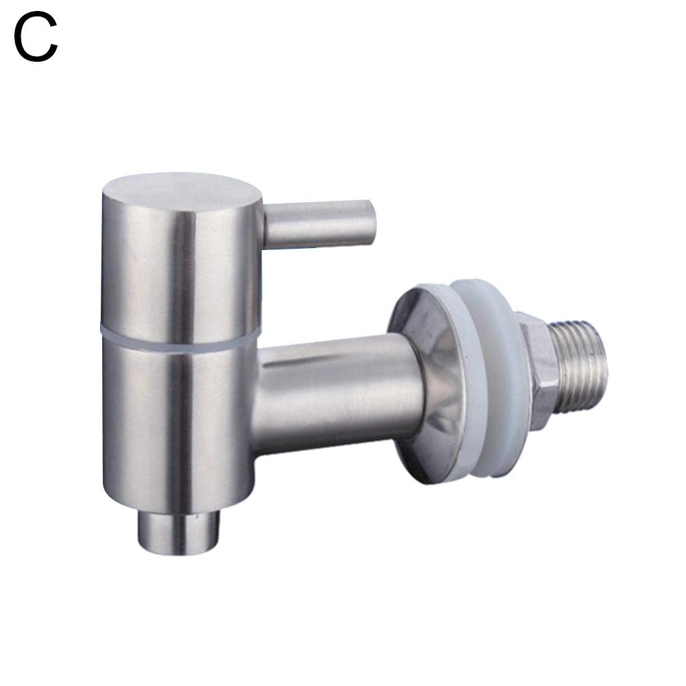 Stainless Steel Beverage Drink Water Dispenser Wine Barrel Faucet Juice Tap: C