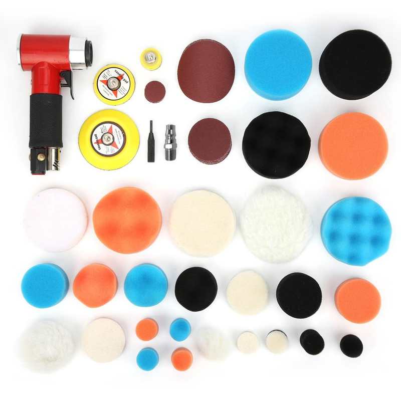 Pneumatic Tools Inflatable AT-1500R48 Polisher Pneumatic Grinding Machine Polishing Buffer Waxer Sander Machine Sandblast