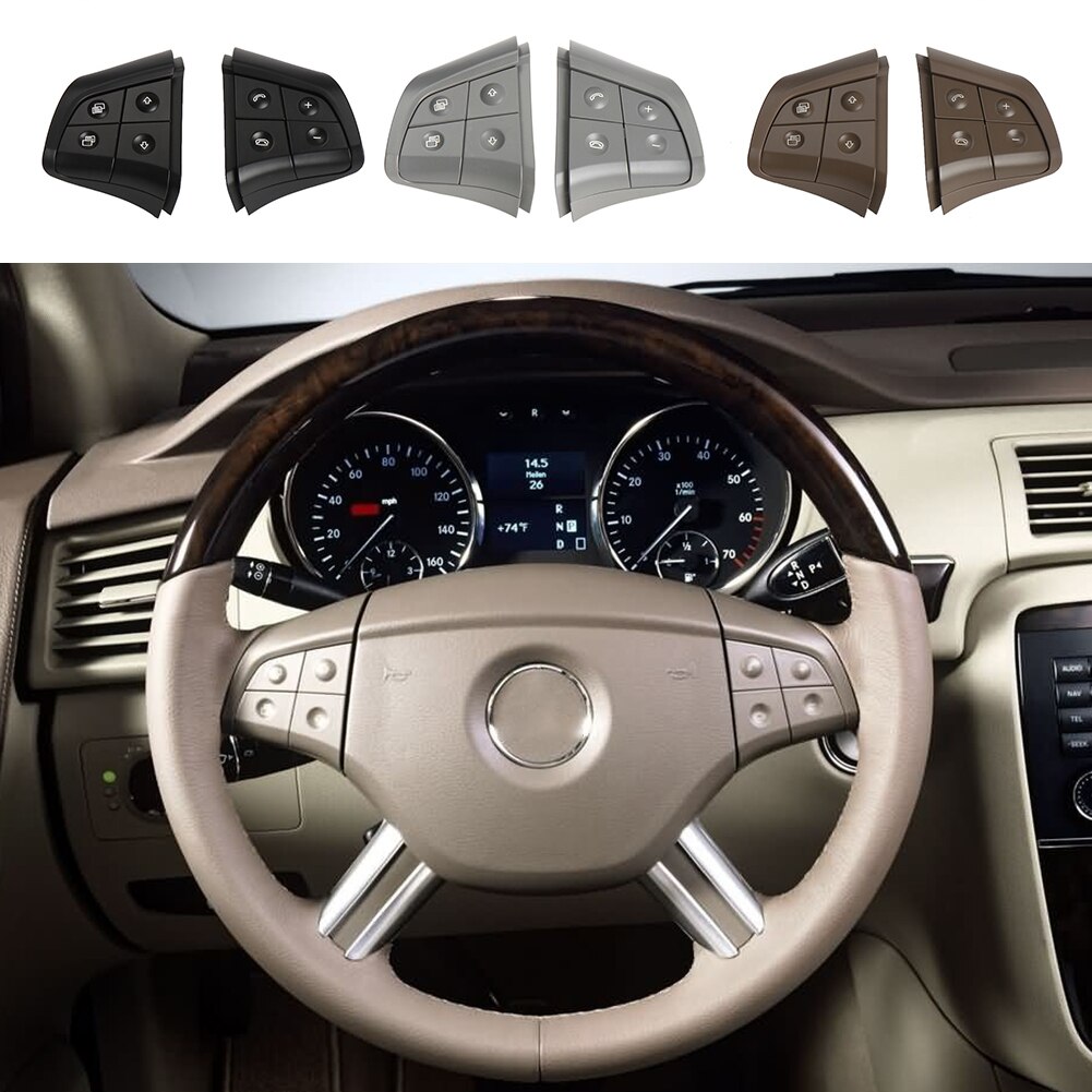 4 tasten Auto Lenkrad Schalter Kontrolle Geschmack für Mercedes-Benz ML-Klasse/Benz ML/GL/R/B Klasse W164 W251 W245 Auto Zubehör