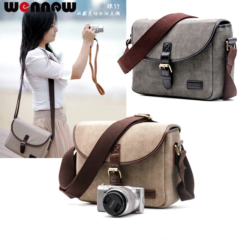 Wennew retro DSLR SLR Kamera Tasche Foto fallen Rucksack für Kanon EOS 70D 77D 80D 4000D 2000D 800D 760D 750D 700D 650D 600D Leinwand